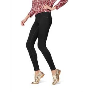 NEW HUE essential denim leggings in black